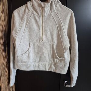 Women's Gray Hoodie Top